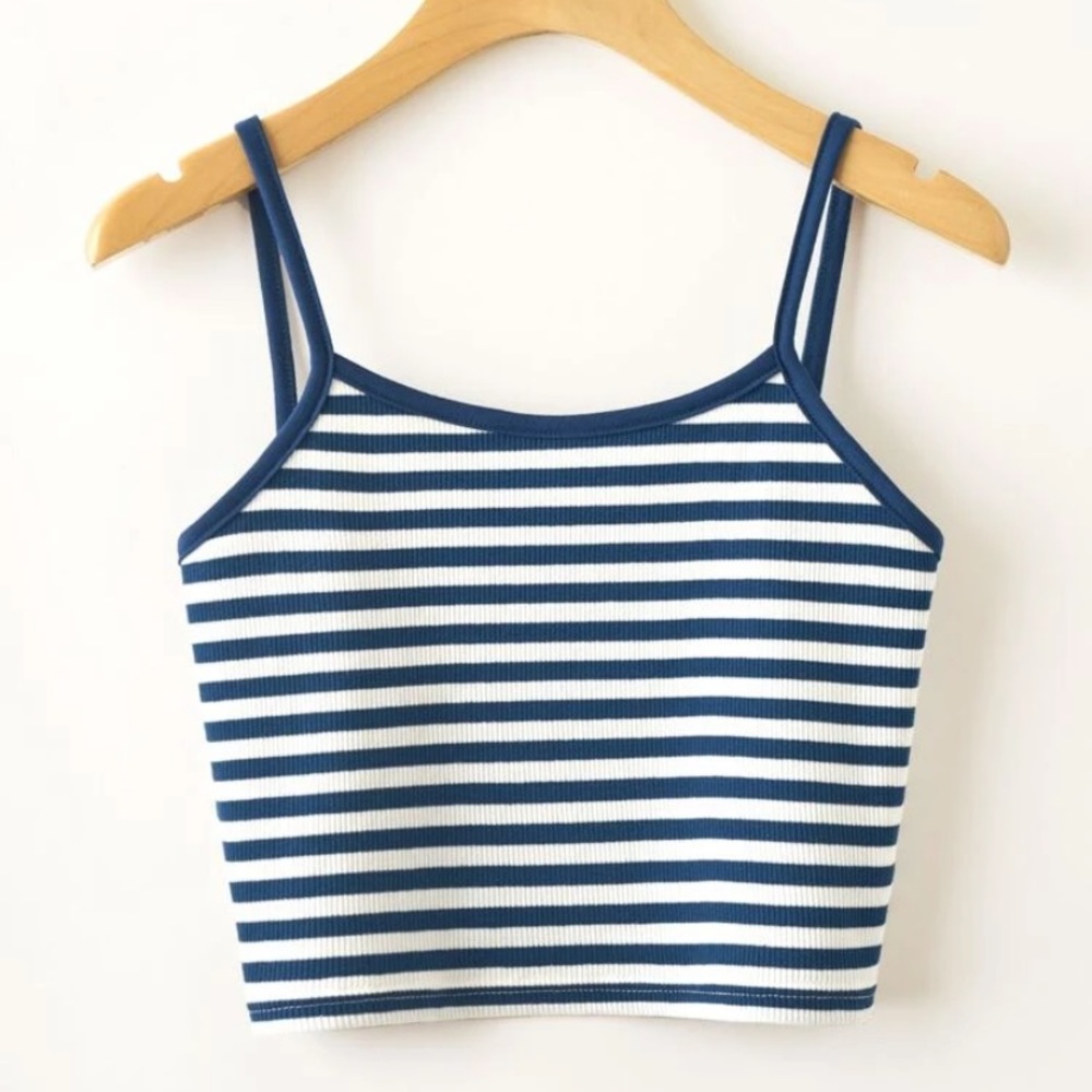 Striped Crop Cami❤️